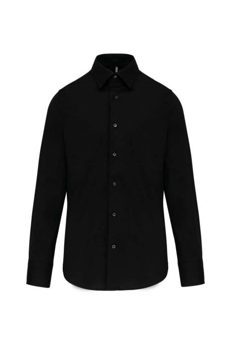 MEN`S FITTED LONG-SLEEVED NON-IRON SHIRT - Black, #000000<br><small>UT-ka522bl-2xl</small>