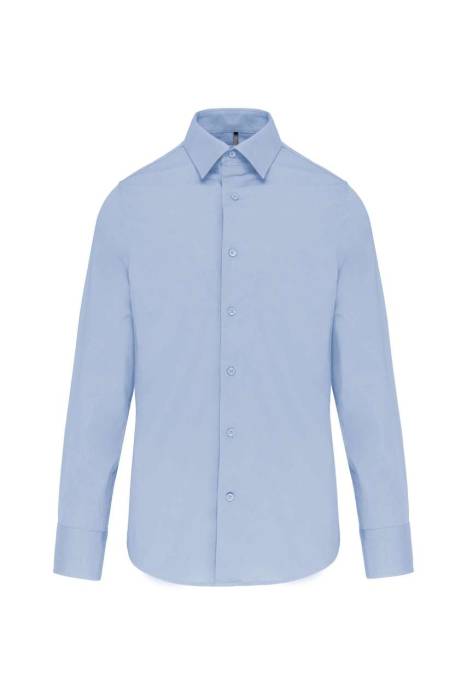 MEN`S FITTED LONG-SLEEVED NON-IRON SHIRT - Bright Sky, #B2C8E7<br><small>UT-ka522bs-xs</small>