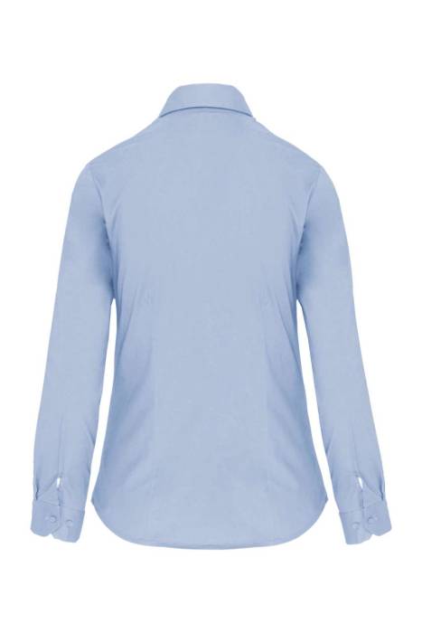 LADIES` LONG-SLEEVED STRETCH SHIRT - Light Blue, #B7D1E3<br><small>UT-ka530lb-xl</small>