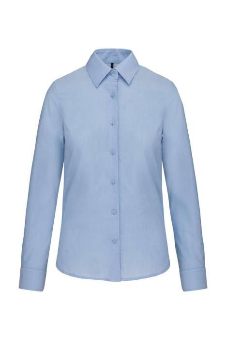 LADIES` LONG-SLEEVED OXFORD SHIRT - Oxford Blue, #C5D6E8<br><small>UT-ka534ob-2xl</small>