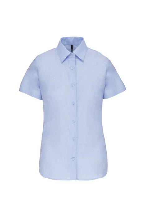 LADIES` SHORT-SLEEVED OXFORD SHIRT - Oxford Blue, #C5D6E8<br><small>UT-ka536ob-3xl</small>