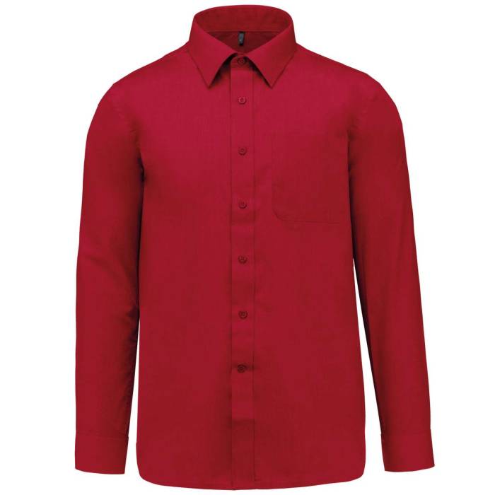 JOFREY > LONG-SLEEVED SHIRT - Classic Red, #A61F3B<br><small>UT-ka545cr-s</small>