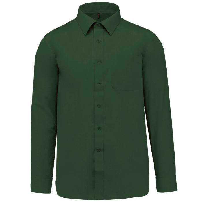 JOFREY > LONG-SLEEVED SHIRT - Forest Green, #1F362A<br><small>UT-ka545fo-l</small>
