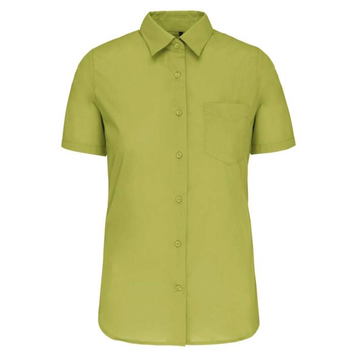 JUDITH - LADIES` SHORT-SLEEVED SHIRT - Burnt Lime, #A8B300<br><small>UT-ka548bli-m</small>