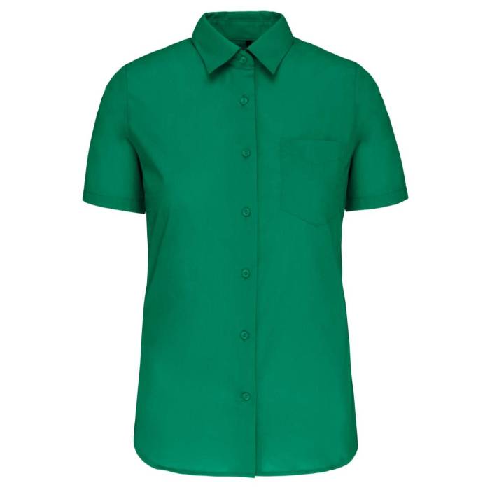 JUDITH > LADIES` SHORT-SLEEVED SHIRT - Kelly Green, #006F44<br><small>UT-ka548kl-2xl</small>