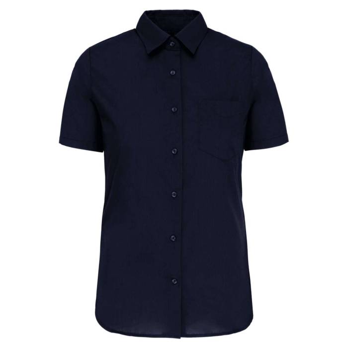 JUDITH - LADIES` SHORT-SLEEVED SHIRT - Navy, #021E2F<br><small>UT-ka548nv-l</small>