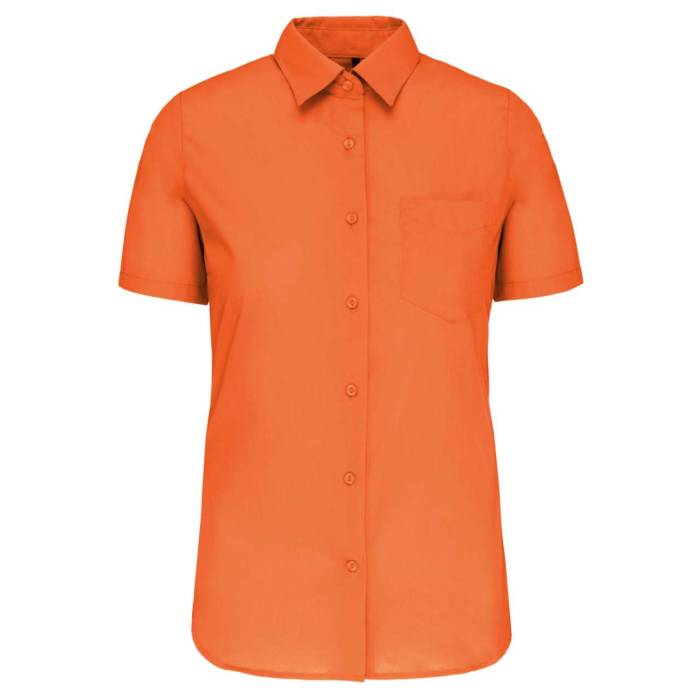 JUDITH - LADIES` SHORT-SLEEVED SHIRT - Orange, #FF6308<br><small>UT-ka548or-l</small>