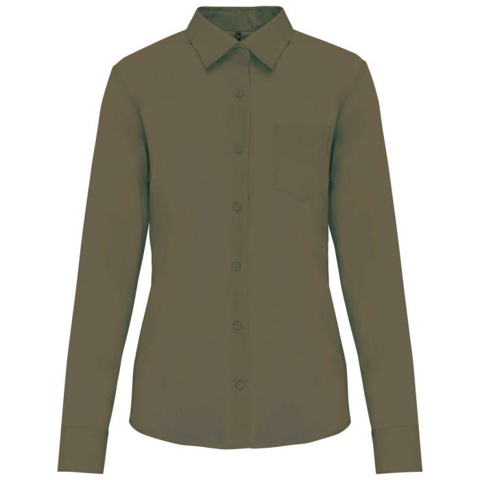 JESSICA - LADIES` LONG-SLEEVED SHIRT - Light Khaki, #535435<br><small>UT-ka549lk-l</small>