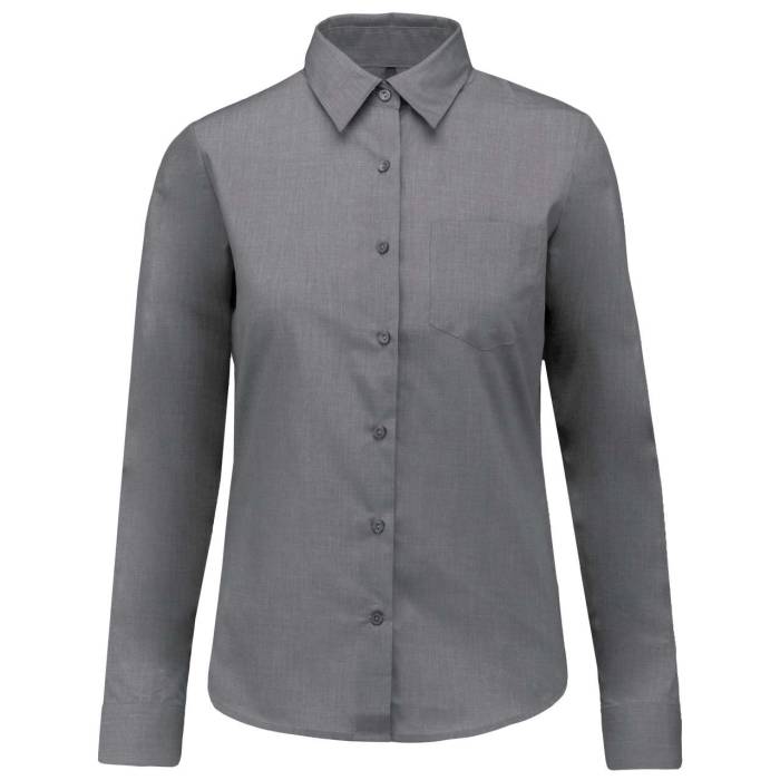 JESSICA > LADIES` LONG-SLEEVED SHIRT - Urban Grey, #626879<br><small>UT-ka549ugr-2xl</small>