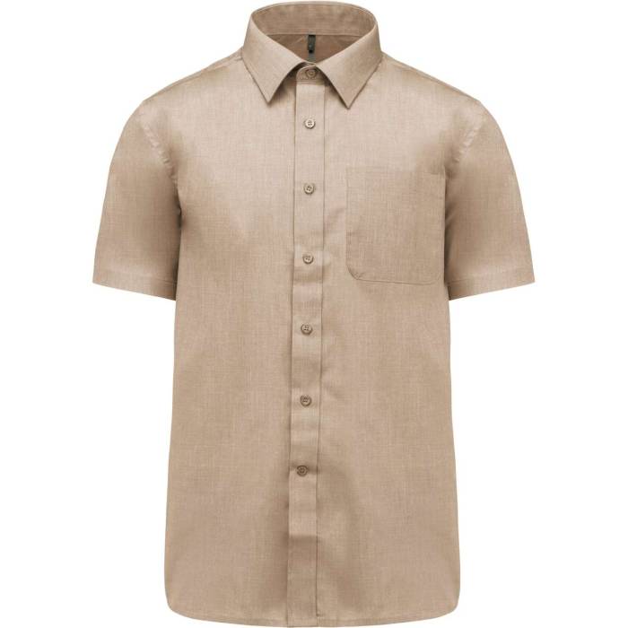 ACE - SHORT-SLEEVED SHIRT - Angora, #CEBAA8<br><small>UT-ka551ago-3xl</small>