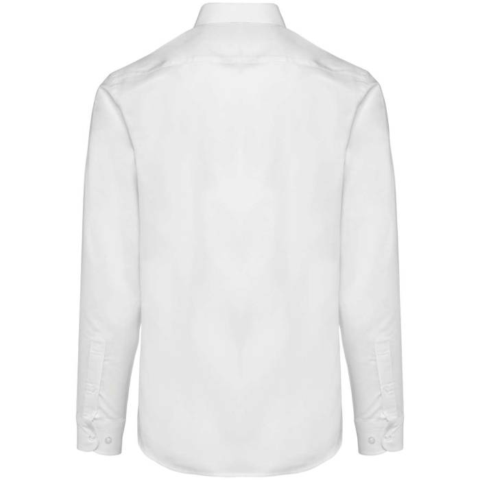 MEN LONG-SLEEVED EASY CARE SHIRT WITHOUT POCKET - White, #FFFFFF<br><small>UT-ka595wh-2xl</small>