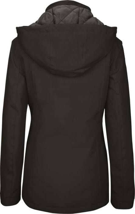 LADIES` PARKA - Black, #000000<br><small>UT-ka6108bl-2xl</small>