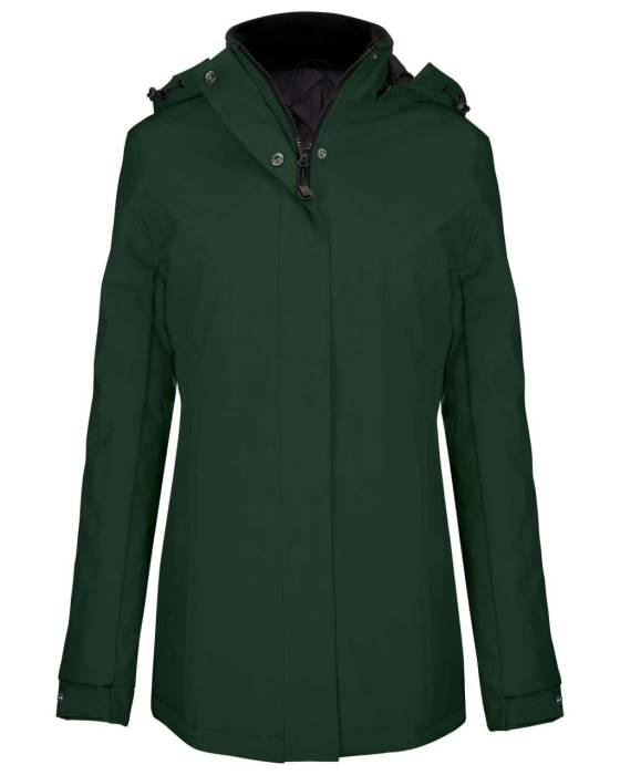 LADIES` PARKA - Forest Green, #1F362A<br><small>UT-ka6108fo-2xl</small>