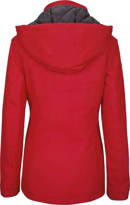 LADIES` PARKA - Red, #DA0043<br><small>UT-ka6108re-xl</small>