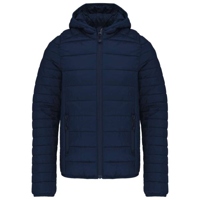 KIDS' LIGHTWEIGHT HOODED PADDED JACKET