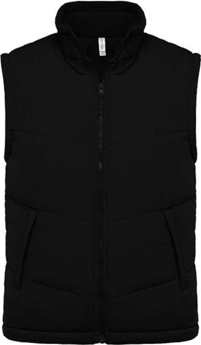 FLEECE LINED BODYWARMER - Black, #000000<br><small>UT-ka6118bl-3xl</small>