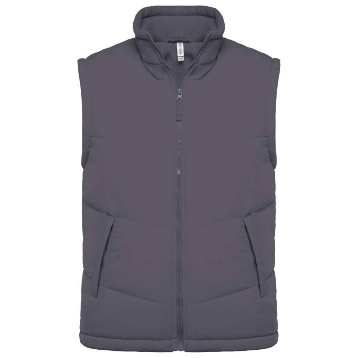 FLEECE LINED BODYWARMER - Convoy Grey, #8C8B89<br><small>UT-ka6118cvg-2xl</small>