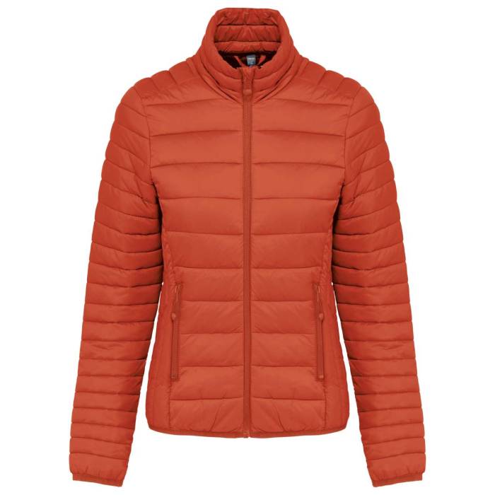 LADIES` LIGHTWEIGHT PADDED JACKET - Burnt Ochre, #BC6938<br><small>UT-ka6121boc-2xl</small>