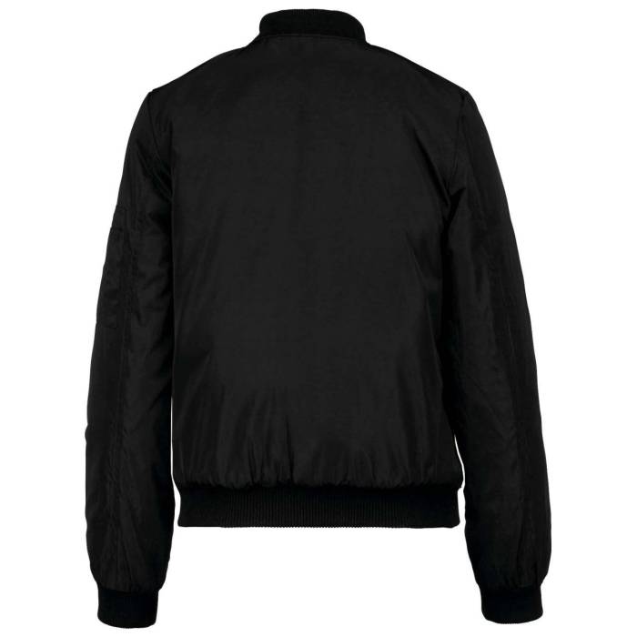 LADIES` BOMBER JACKET - Black, #000000<br><small>UT-ka6123bl-l</small>