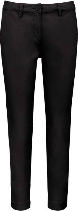 LADIES` ABOVE-THE-ANKLE TROUSERS - Washed Black, #3A3941<br><small>UT-ka749wbl-34</small>