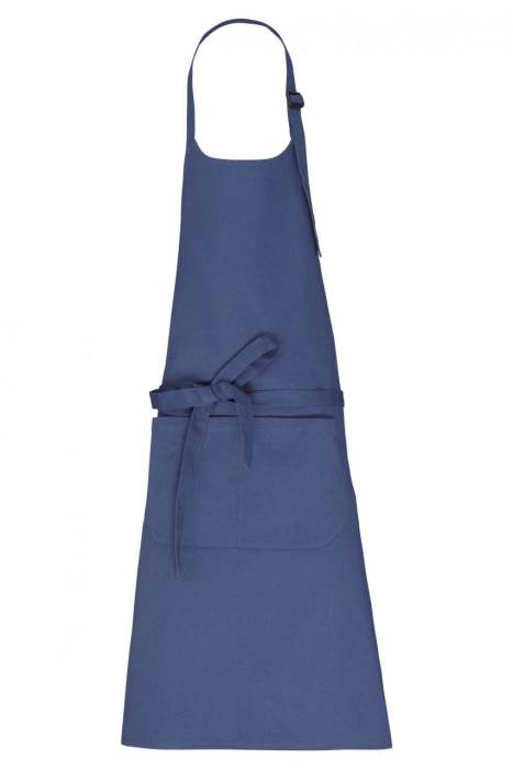 APRON WITH POCKET IN ORGANIC COTTON