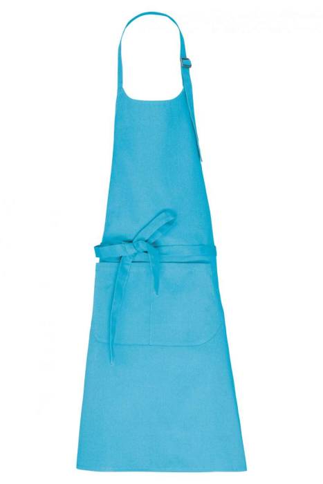 APRON WITH POCKET IN ORGANIC COTTON