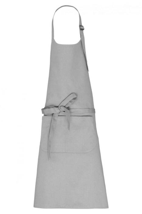 APRON WITH POCKET IN ORGANIC COTTON