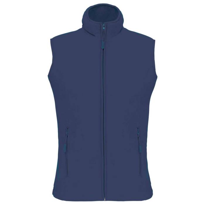 MELODIE - LADIES` MICROFLEECE GILET - Navy, #021E2F<br><small>UT-ka906nv-l</small>
