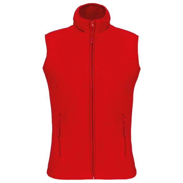 MELODIE - LADIES` MICROFLEECE GILET - Red, #DA0043<br><small>UT-ka906re-2xl</small>
