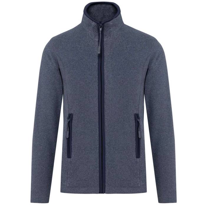 MAUREEN - LADIES` FULL ZIP MICROFLEECE JACKET - French Navy Heather, #30314D<br><small>UT-ka907fnvh-l</small>