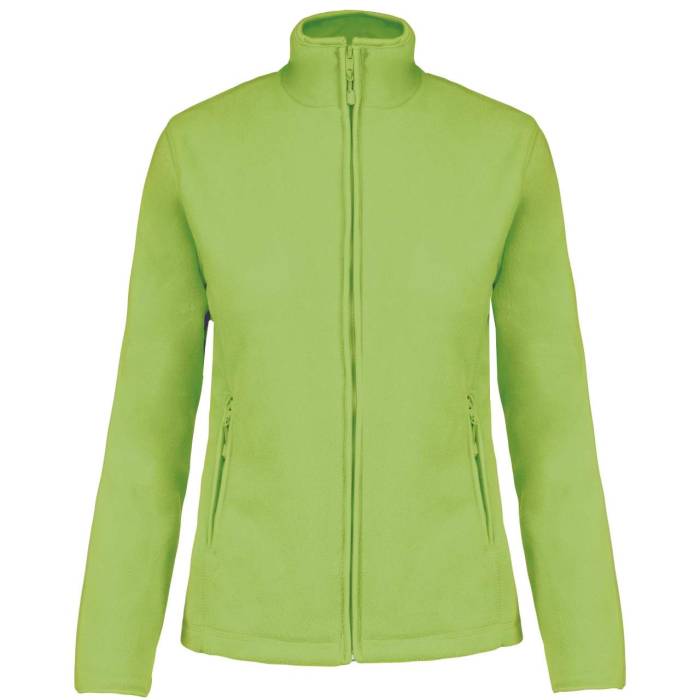 MAUREEN - LADIES` FULL ZIP MICROFLEECE JACKET - Lime, #A0D868<br><small>UT-ka907li-2xl</small>