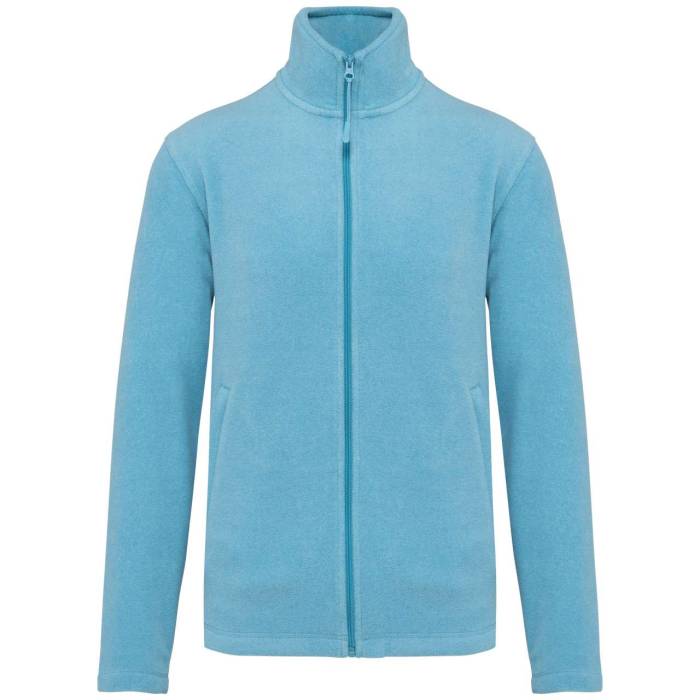 FALCO - FULL ZIP MICROFLEECE JACKET - Cloudy Blue Heather, #569EAC<br><small>UT-ka911cbh-5xl</small>