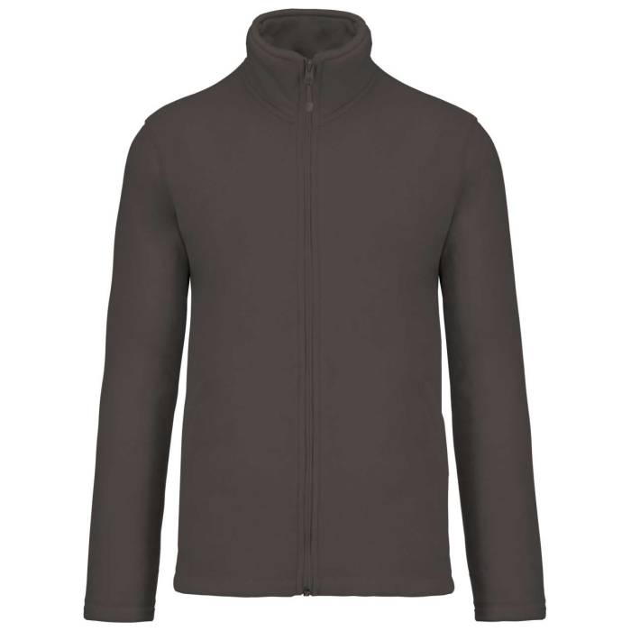 FALCO - FULL ZIP MICROFLEECE JACKET - Green Olive, #56584F<br><small>UT-ka911go-5xl</small>