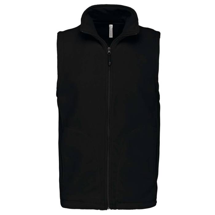 LUCA - MEN`S MICROFLEECE GILET - Black, #000000<br><small>UT-ka913bl-5xl</small>