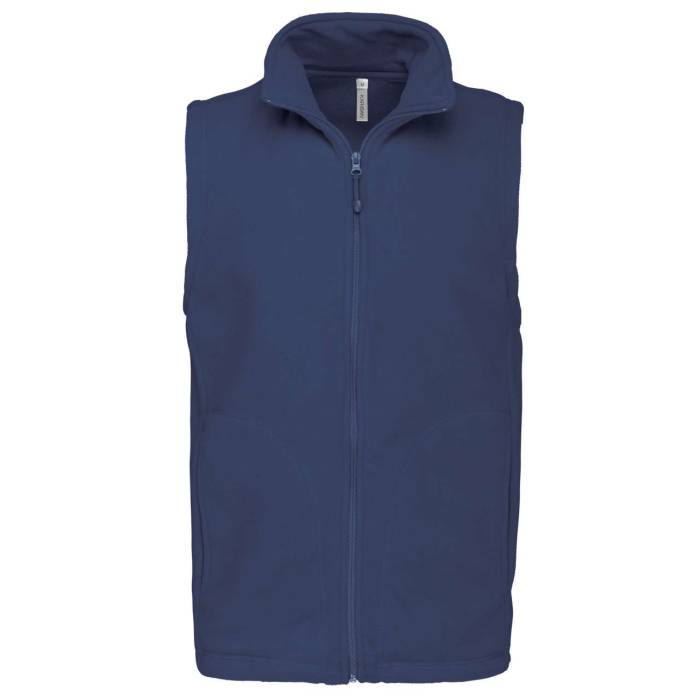 LUCA - MEN`S MICROFLEECE GILET - Deep Blue, #464B65<br><small>UT-ka913deeb-5xl</small>