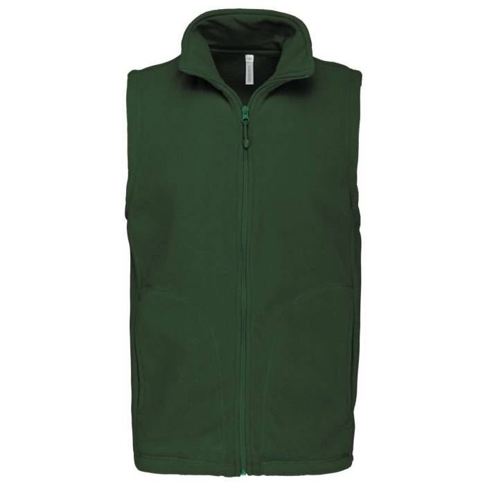 LUCA - MEN`S MICROFLEECE GILET - Forest Green, #1F362A<br><small>UT-ka913fo-l</small>