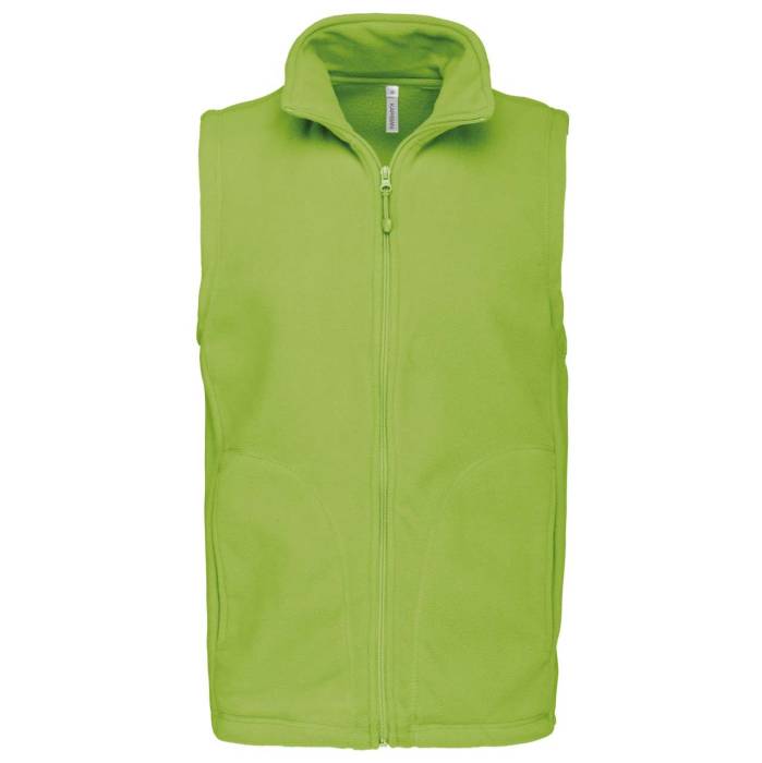 LUCA - MEN`S MICROFLEECE GILET - Lime, #A0D868<br><small>UT-ka913li-xl</small>