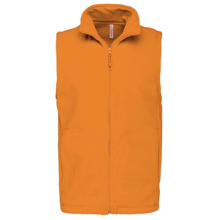 LUCA - MEN`S MICROFLEECE GILET - Orange, #FF6308<br><small>UT-ka913or-5xl</small>