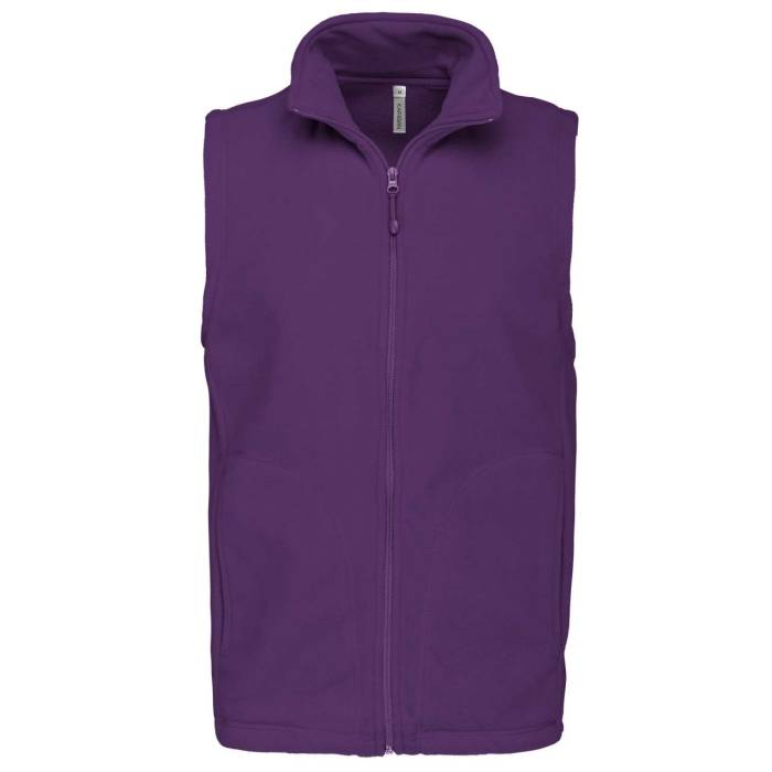 LUCA - MEN`S MICROFLEECE GILET - Purple, #5D4878<br><small>UT-ka913pu-5xl</small>