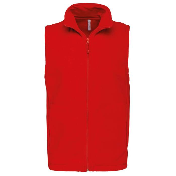 LUCA - MEN`S MICROFLEECE GILET - Red, #DA0043<br><small>UT-ka913re-5xl</small>