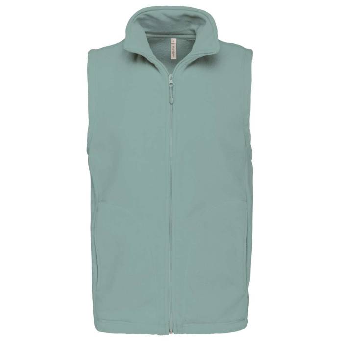 LUCA - MEN`S MICROFLEECE GILET - Sage, #99aca3<br><small>UT-ka913sg-5xl</small>