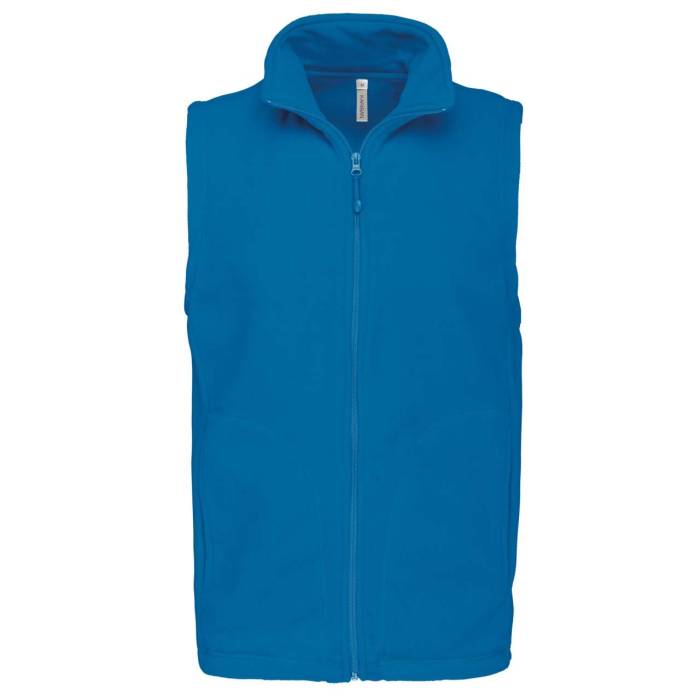 LUCA - MEN`S MICROFLEECE GILET - Tropical Blue, #0076A5<br><small>UT-ka913tb-5xl</small>