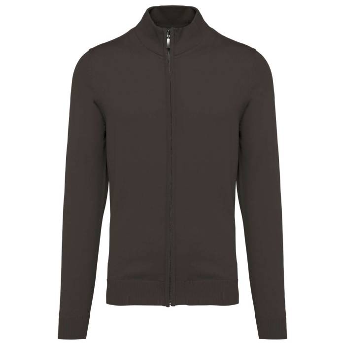 MEN`S FULL ZIP CARDIGAN - Dark Grey, #14202A<br><small>UT-ka961dg-2xl</small>