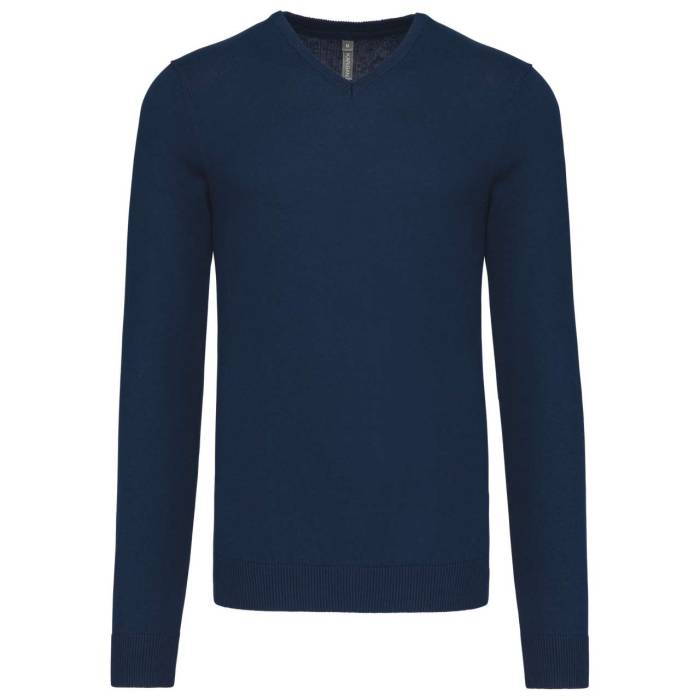MEN’S V-NECK JUMPER - Navy, #021E2F<br><small>UT-ka965nv-4xl</small>