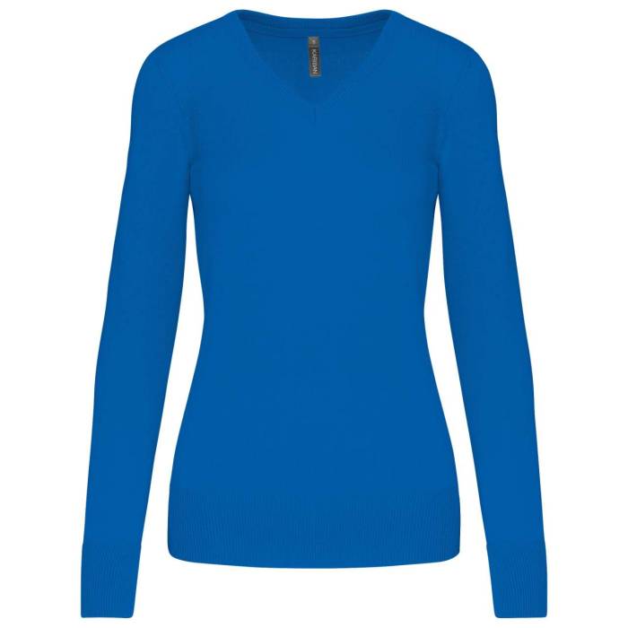 LADIES' V-NECK JUMPER