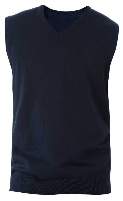 MEN`S SLEEVELESS V-NECK JUMPER - Navy, #021E2F<br><small>UT-ka969nv-s</small>