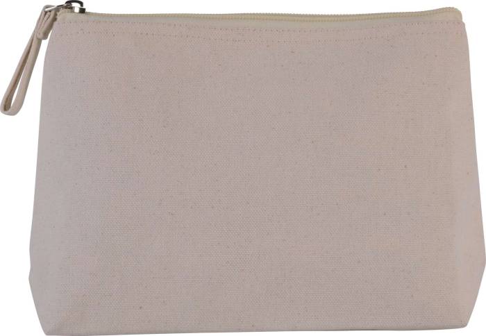 TOILETRY BAG IN COTTON CANVAS