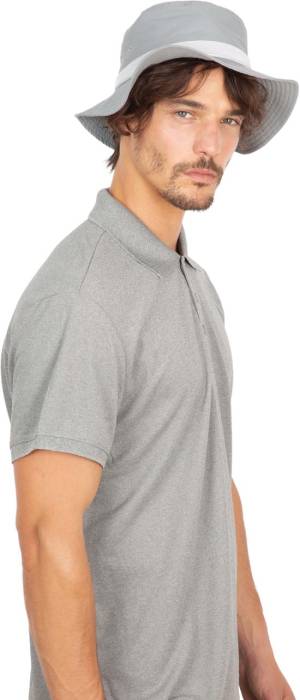 HAT WITH WIDE HEMS - Smooth Grey, #9AA4A6<br><small>UT-kp620smgr-l/xl</small>