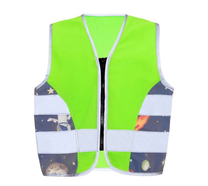 CHILDREN’S SAFETY VEST (CO2 NEUTRAL) - ACTION - Neon Green/Knight<br><small>UT-kxactionngr/kn-s</small>