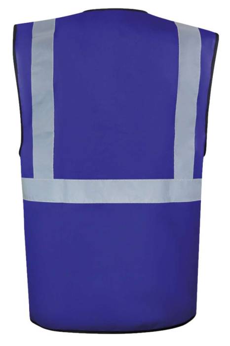 COMFORT EXECUTIVE SAFETY VEST `HAMBURG` - MULTIFUNCTIONAL  - Royal Blue, #39499c...<br><small>UT-kxcmfro-l</small>